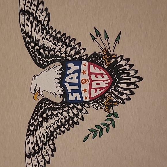 ZERO FOXTROT Beige Cotton Polyester Stay Free Sz XXL Mens Short Sleeve‎ T Shirt - Picture 3 of 8